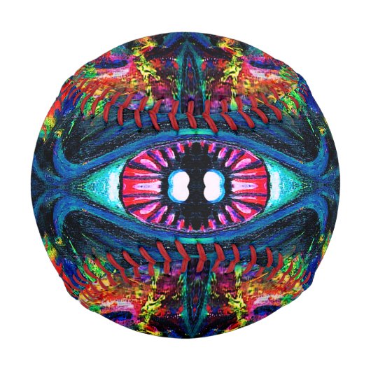 Augenbrauen- und Trippy-Malerei Baseball (Vorderseite)