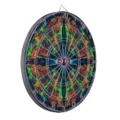 Augenbrauen- und Trippy-Malerei Dartscheibe (Vorderseite Links)