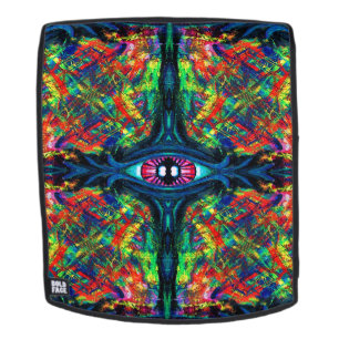 Augenbrauen- und Trippy-Malerei Rucksack