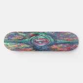 Augenbrauen- und Trippy-Malerei Skateboard (Horizontal)