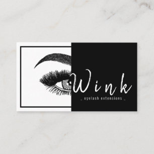 Augenbrauen- und Wimpernstudio-Salon Visitenkarte