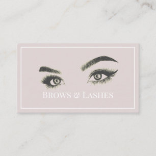 Augenbrauen & Wimpern Microblading, Wimpernverläng Visitenkarte