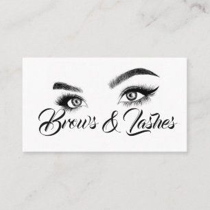 Augenbrauen & Wimpern Microblading, Wimpernverläng Visitenkarte