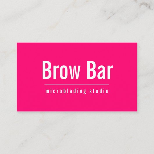 Augenbrauen & Wimpern Microblading, Wimpernverläng Visitenkarte (Vorderseite)