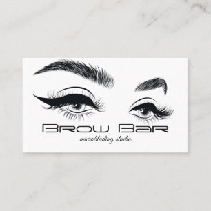 Augenbrauen & Wimpern Microblading, Wimpernverläng Visitenkarte