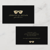 Augenbrauenspektakel Optimiertes Gold Visitenkarte (Vorne/Hinten)