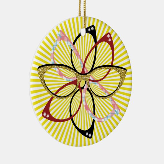 Augenbrille — SRF Keramikornament (Rechts)