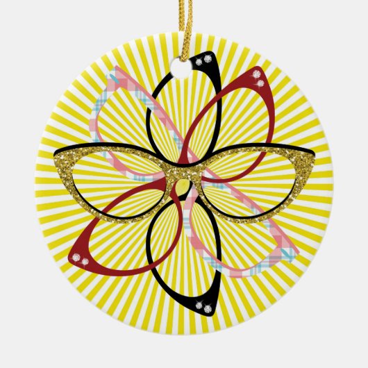 Augenbrille — SRF Keramikornament (Vorne)