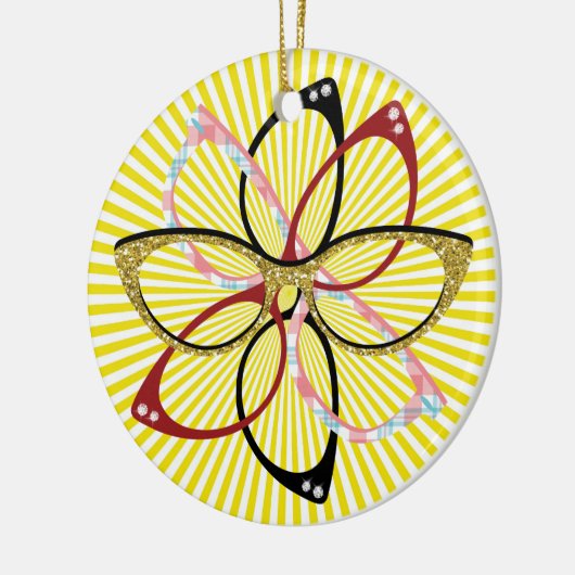 Augenbrille — SRF Keramikornament (Links)