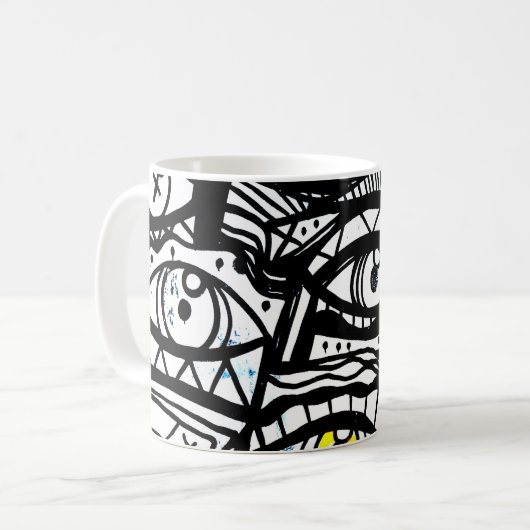 Augendehnung Kaffeetasse (Vorderseite Links)