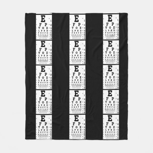 Augendiagramm Fleecedecke (Vorderseite)