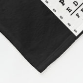 Augendiagramm Fleecedecke (Ecke)