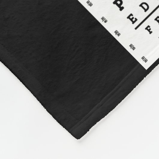 Augendiagramm Fleecedecke (Ecke)