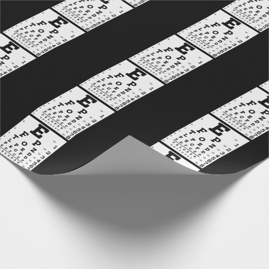 Augendiagramm Geschenkpapier (Ecke)