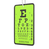 Augendiagramm grün/schwarz autolufterfrischer (Links)