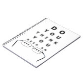 Augendiagramm Notizblock (Linke Seite)