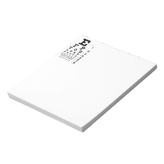 Augendiagramm Notizblock (Rotiert)