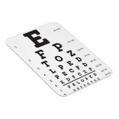 Augendiagramm Optometrie Ophthalmologie Optisches Magnet (Rechte Seite)