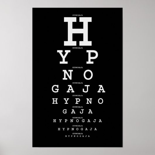 Augendiagramm Poster (Vorne)