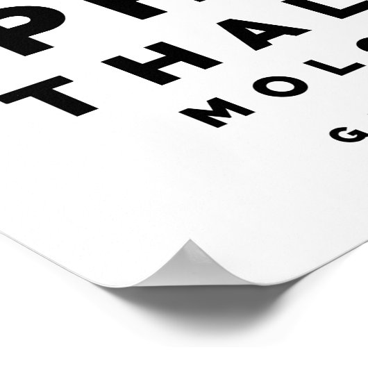 Augendiagramm Poster (Ecke)