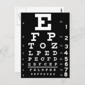 Augendiagramm Postkarte (Vorne/Hinten)