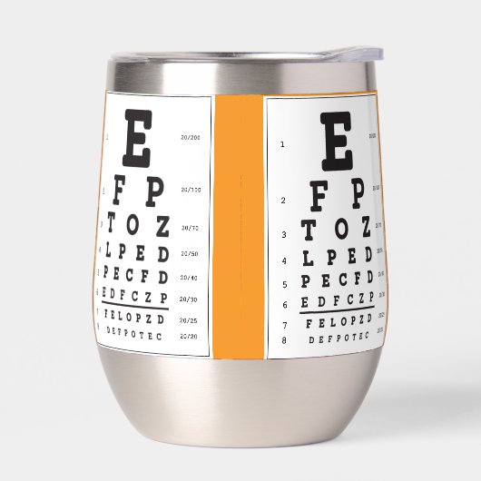 Augendiagramm Thermalweintumor (Links)