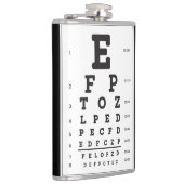 Augendiagramm Vinyl Wrapped Flask Flachmann (Rechts)