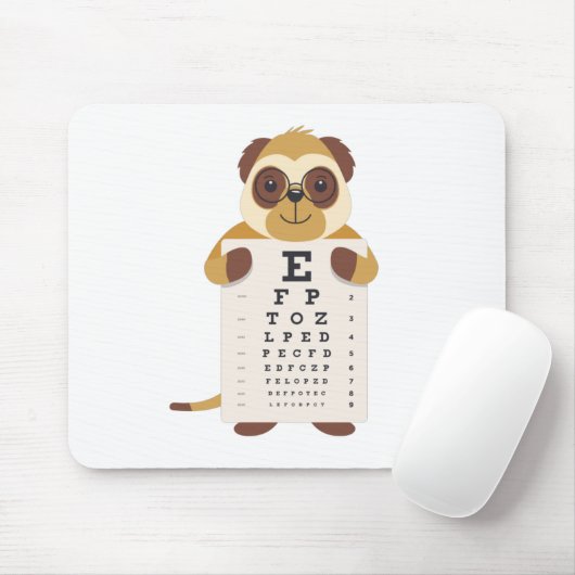 Augendiagrammmeerkat Mousepad (Mit Mouse)