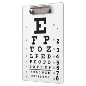 Augendiagrammplatte Klemmbrett (Links)