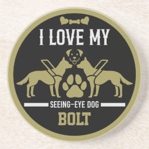 Augendoggift sehen getränkeuntersetzer