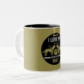 Augendoggift sehen zweifarbige tasse (Vorderseite Links)
