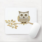 Augenen-Eule im Baum Mousepad (Mit Mouse)