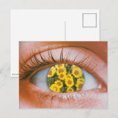 Augenerblüte Postkarte (Vorne/Hinten)