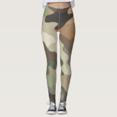 Augenfällige Camouflage-Druckmode Leggings (Vorderseite)