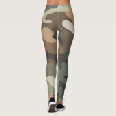 Augenfällige Camouflage-Druckmode Leggings (Rückseite)