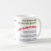 Augenfällige Onkologen/Chirurgen R/O Wolbachia Kaffeetasse (VorderseiteRechts)