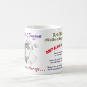 Augenfällige Onkologen/Chirurgen R/O Wolbachia Kaffeetasse (Mittel)
