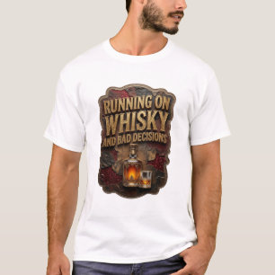 AUGENFÄLLIGES LAUFEN AUF WHISKY UND SCHLECHTEN ENT T-Shirt