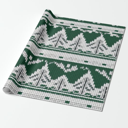 Augenfänger, grün und weiß geschenkpapier (Ungerollt)