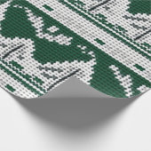 Augenfänger, grün und weiß geschenkpapier (Ecke)