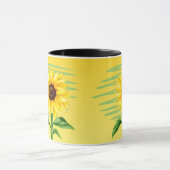 Augenfänger Hellgelbe Sonnenblume Tasse (Zentrum)