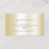 Augenfängereffekt mit Beruflichem Rahmen Visitenkarte (Rückseite)