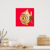 Augenfisch Poster (Küche)