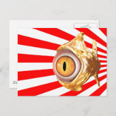 Augenfisch Postkarte (Vorne/Hinten)