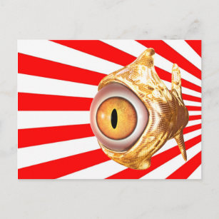 Augenfisch Postkarte