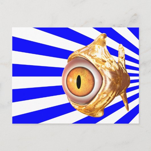 Augenfisch Postkarte (Vorderseite)
