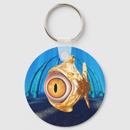 Augenfisch Schlüsselanhänger (Vorderseite)