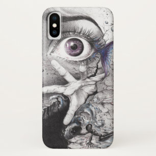 Augenfische und handschuhfarbener Bleistift zeichn Case-Mate iPhone Hülle
