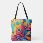Augenförmiges Blatt Nahaufnahme Tasche (Rückseite)