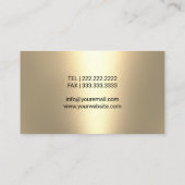 Augengläser Optometriker Brillengläser Modernes Sc Visitenkarte (Rückseite)